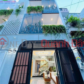 4-storey house for sale -- 6m alley Phan Huy Ich, Ward 14, Go Vap -- Near Tham Luong Canal -- Only 7.6 billion _0