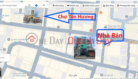6-storey frontage house, 6 bedrooms (95m², floor area 490m²). Dam Than Huy - opposite Tan Huong market, only 14 billion _0