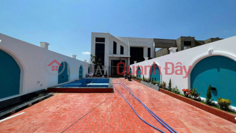 Villa for sale with garden and swimming pool, full residential land on land right in Cau Tram Industrial Park, Long Trach, Can Duoc, Long An _0