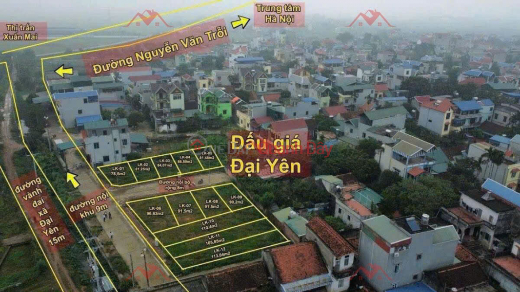 INVESTMENT PRICE 3BILLION FOR RESETTLEMENT LAND IN DAI YEN-CHUONG MY, AREA: 84.07M Sales Listings