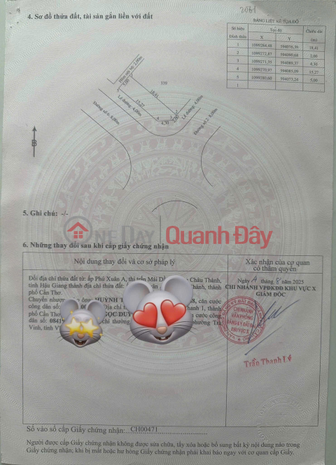 NICE LAND - GOOD PRICE - OWNER NEEDS TO SELL ORIGINAL PLOT E4-01, ROAD NO. 2, MAI DAM RESETTLEMENT AREA _0