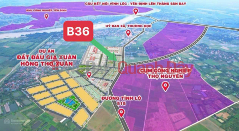 Owner sells corner lot B36 Xuan Hong - Industrial Park gate, near provincial road 515, only 6.9 million\/m2 - 0936 667 929 _0