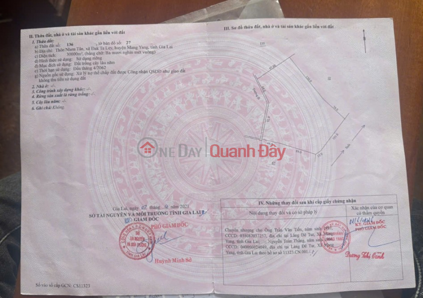đ 5,4 tỷ | Bán rẫy cà phê 3ha tại Hra - 4.000 cây cà phê, có nhà rẫy, gần cao tốc Quy Nhơn-Pleiku, giá 5,4 tỷ