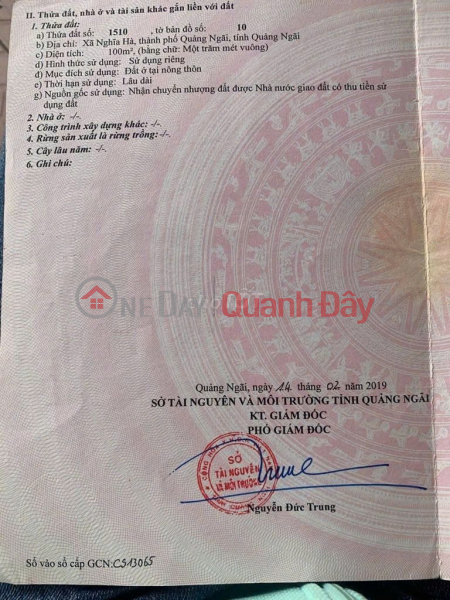 Property Search Vietnam | OneDay | Residential, Sales Listings | HOT HOT - FOR SALE AN LOC PROJECT LAND LOT IN Nghia Ha, Nghia Ha Commune, Quang Ngai City, Quang Ngai