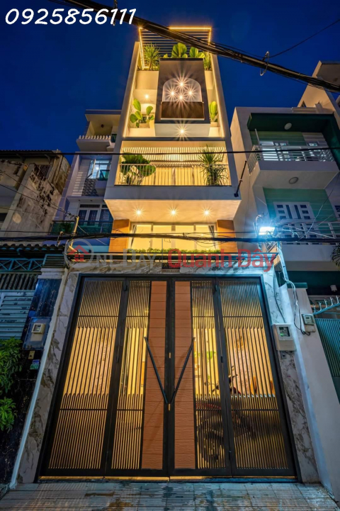 Super product townhouse with Garage - Elevator - Near Nguyen Van Block Street, Ward 9 _0
