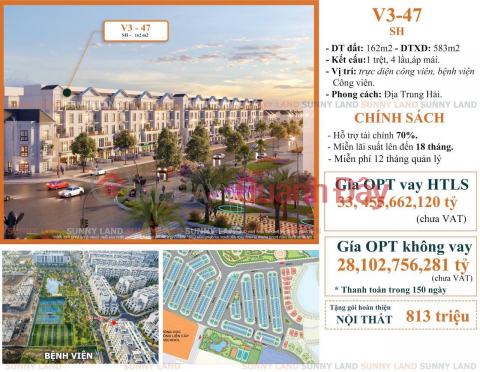 Cực Rẻ, Căn shophouse Đối diện công viên trường học Vinhomes, 28.1 tỷ, 162m2, 5 Tầng _0