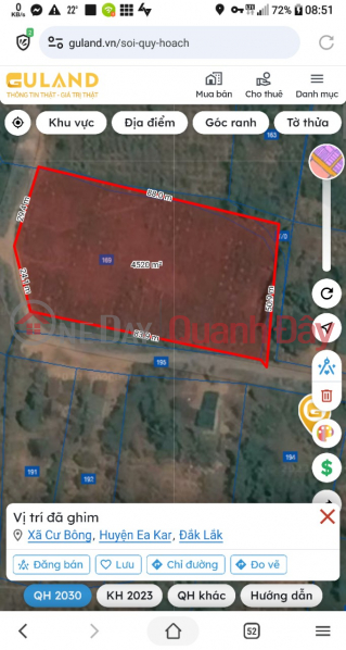 OWNER NEEDS TO SELL LAND LOT QUICKLY In Eaka District, Dak Lak | Vietnam Sales, đ 2 Billion