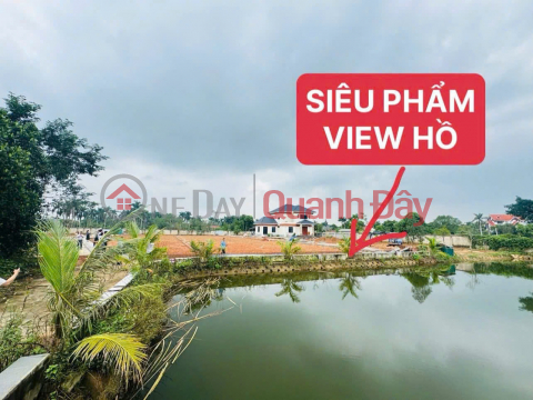 SIÊU PHẨM VIEW HỒ - SÁT ĐHQG HÒA LẠC -Đường ô tô 3 xe tránh, mặt tiền đẹp, dân cư hiện hữu _0