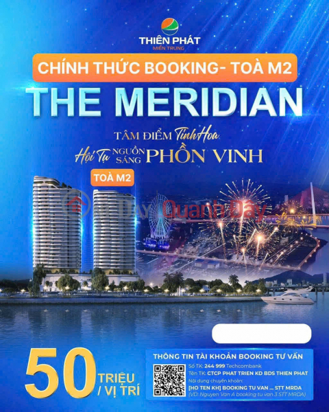 Property Search Vietnam | OneDay | Nhà ở | Niêm yết bán, CHÍNH THỨC NHẬN BOOKING TÒA M2 THE MERIDIAN