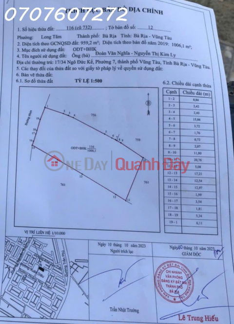 BÁN ĐẤT ĐƯỜNG HOÀNG HOA THÁM PHƯỜNG LONG TÂM, BÀ RỊA VŨNG TÀU _0