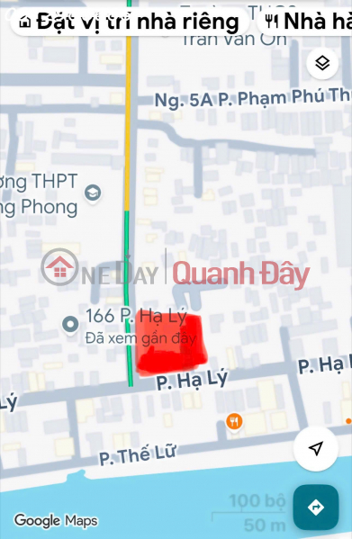 House for sale, 65.6m², full land ownership, 8.3m frontage, price 9.5 billion VND, located on Pham Phu Thu Street, Hong Bang District. Sales Listings