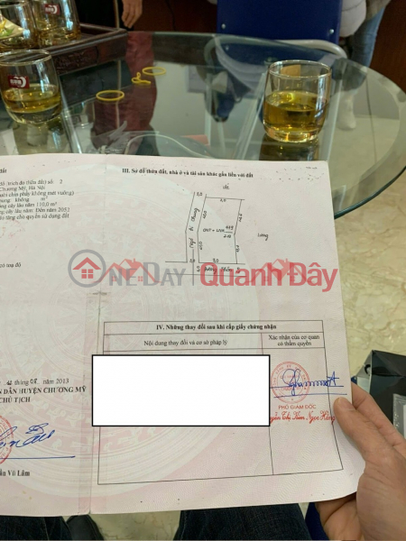 đ 10 triệu, SIÊU PHẨM LÔ GÓC 219M TẠI MỸ LƯƠNG-CHƯƠNG MỸ-HÀ NỘI