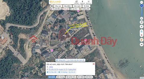 Land for sale in Co To town, Quang Ninh province, 781.4m2, fully residential land, suitable for building a homestay or resort. _0
