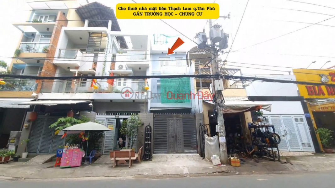 Cho thuê nhà mặt tiền Thạch Lam 72m², 2Lầu-18Triệu - GẦN TRƯỜNG HỌC Niêm yết cho thuê