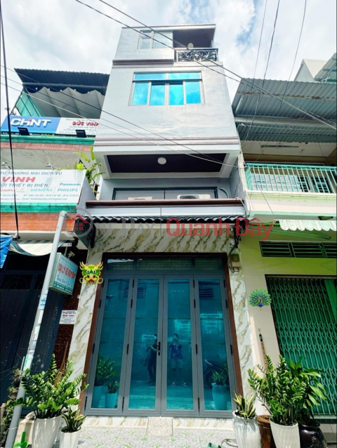 CAR ALLEY - BEAUTIFUL NEW 4-STOREY HOUSE - TAN KY TAN QUY - TAN PHU - 32M2 - 3 BEDROOMS - NEAR AEON MALL - SQUARE BOOK _0