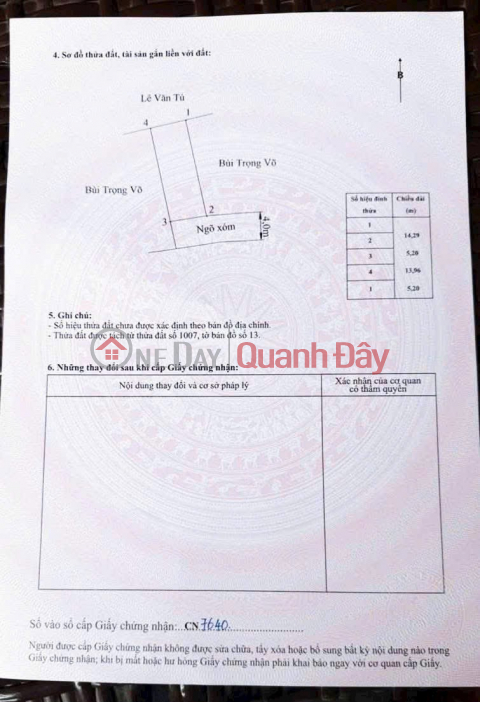 Land in Minh Tan, near the train station – 4-5m wide paved road – Price 1.3xx billion VND. Rare opportunity near the station. Zalo 0567 222 555 _0