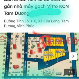 PROFITABLE INVESTMENT - OWNER Needs to Quickly Sell Land Plot in Kim Long Commune, Tam Duong District, Vinh Phuc Province _0