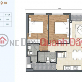 Bán căn hộ 2PN 2WC Quận 2, diện tích 71m2, mặt tiền Nguyễn Thị Định, giá bán 4 tỷ _0