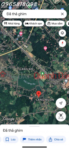 ₫ 280 Million SUPER PRODUCT LAND FOR SALE IN NGOC MINH AREA - NGOC LAC TOWN, CHEAP PRICE ONLY 280 TR\\/ 1 LOT