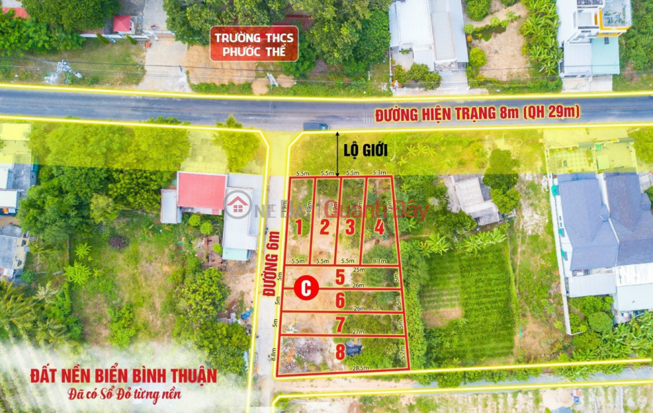 Quickly Own Binh Thuan Beach Land Lot 105m2, 29m road, Near Highway - Industrial Park - Seaport - Yard Sales Listings