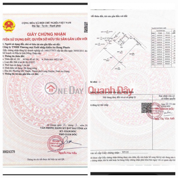 Property Search Vietnam | OneDay | Nhà ở | Niêm yết bán Ngân hàng BIDV thanh lý tài sản Nhà máy betong Delta An Giang