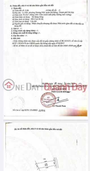 Property Search Vietnam | OneDay | Nhà ở, Niêm yết bán ĐẤT ĐẸP - GIÁ TỐT - CHÍNH CHỦ CẦN Bán Lô Đất Vị Trí Đẹp Tại La Nội, Dương Nội, Hà Đông