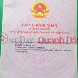 CHÍNH CHỦ CẦN BÁN GẤP LÔ ĐẤT TẠI Thị xã TÂN UYÊN, tỉnh BÌNH DƯƠNG _0