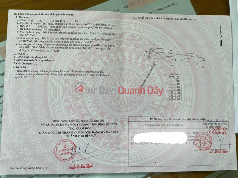 ĐẤT ĐẸP - GIÁ TỐT - Bán GẤP Lô Đất Tiềm Năng Tại Phường Tân Bình, Thành phố Dĩ An, Bình Dương Niêm yết bán
