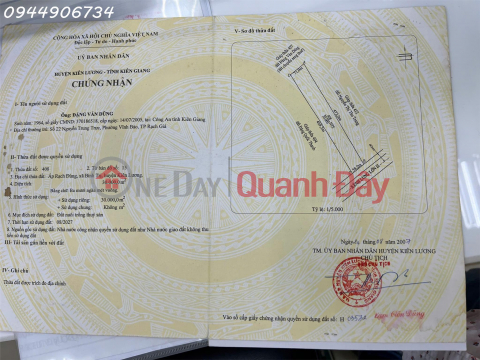 Cần tiền bán nhanh lô đất Xã Bình Trị, Kiên Lương, Kiên Giang, DT 30.000 m2, giá 1.6 tỷ _0