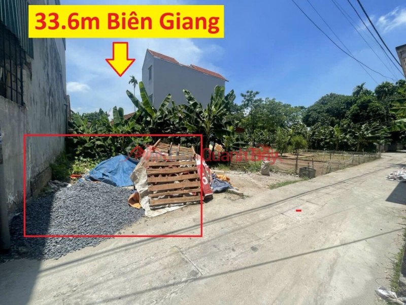 CHÍNH CHỦ CẦN BÁN LÔ ĐẤT 33,6M TẠI BIÊN GIANG-HÀ ĐÔNG-HÀ NỘI Niêm yết bán