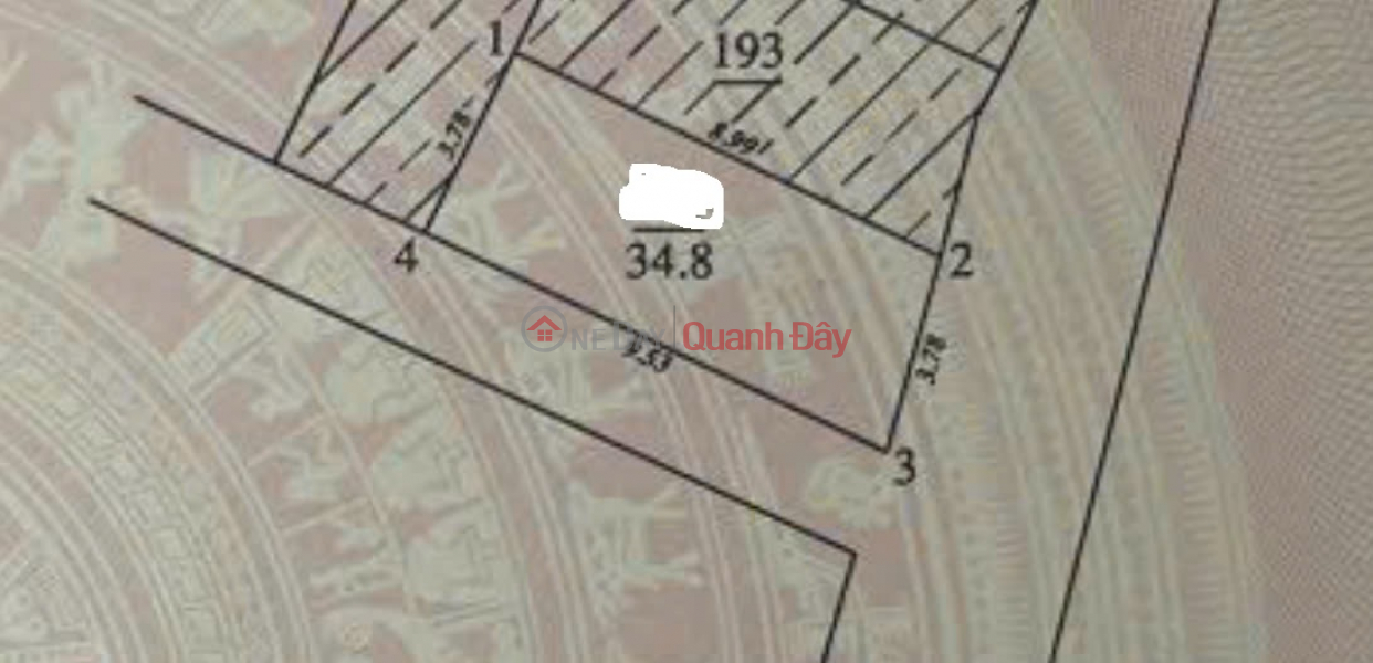 LAND FOR SALE IN NGOA LONG, 82M2, FRONTAGE 6.5M, ALLEY FOR CARS, AVOID BUSINESS, 16.9 BILLION Vietnam Sales | đ 16.9 Billion