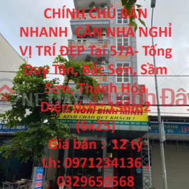 OWNERS FAST SELLING HOTEL IN BEAUTIFUL LOCATION At Tong Duy Tan, Bac Son, Sam Son, Thanh Hoa _0