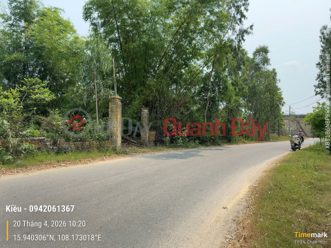 LAND FOR SALE ON MAIN ROAD DX5, DIEN TIEN, DIEN BAN, QUANG NAM. PRICE 9 BILLION VND (NEGOTIABLE) _0