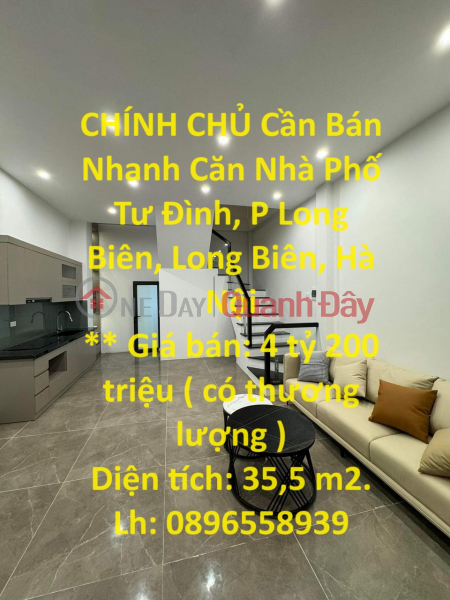 CHÍNH CHỦ Cần Bán Nhanh Căn Nhà Phường Long Biên, Quận Long Biên, Thành Phố Hà Nội Niêm yết bán