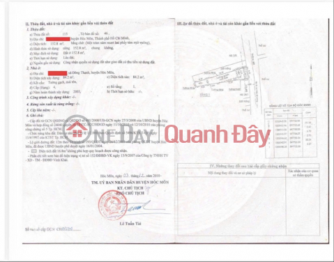 CHÍNH CHỦ CẦN BÁN NHANH LÔ ĐẤT MẶT TIỀN Đường Đông Thạnh 6-3, Xã Đông Thạnh, Huyện Hóc Môn, TP HCM _0