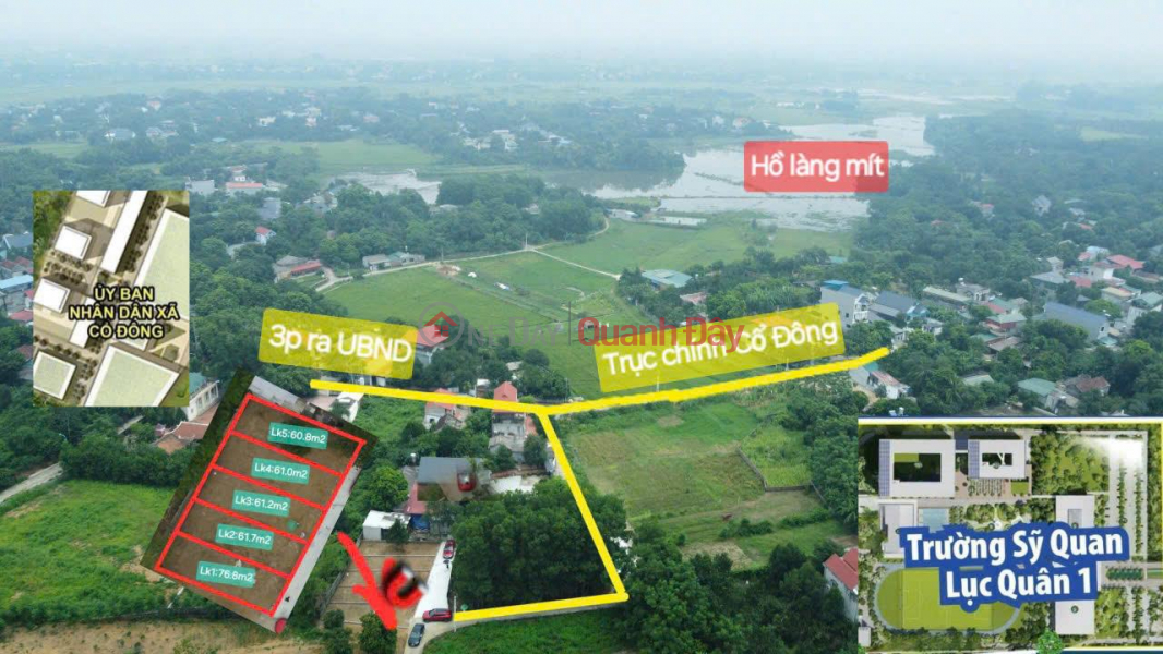 Property Search Vietnam | OneDay | Nhà ở, Niêm yết bán | ĐẤT ĐẸP - GIÁ TỐT -Sở Hữu Ngay 5 Lô Đất Vị Trí Đắc Địa Tại Cổ Đông, TX Sơn Tây, Hà Nội