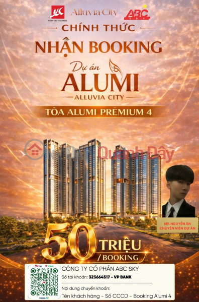 Chính thức nhận Booking cho dự án Alumi Premium 4 - Alluvia City, suối khoáng Onsen Niêm yết bán