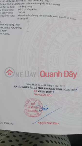 Property Search Vietnam | OneDay | Nhà ở, Niêm yết bán | ĐẤT CHÍNH CHỦ- CẦN RA NHANH 3 Lô Đất Tại Cao Lãnh - Đồng Tháp