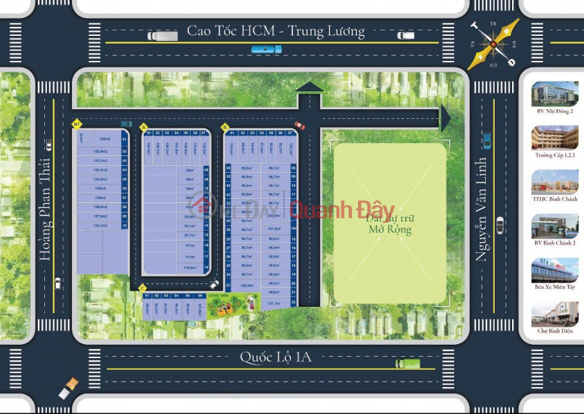 Property Search Vietnam | OneDay | | Sales Listings, Own the golden position of Binh Chanh New Center project project