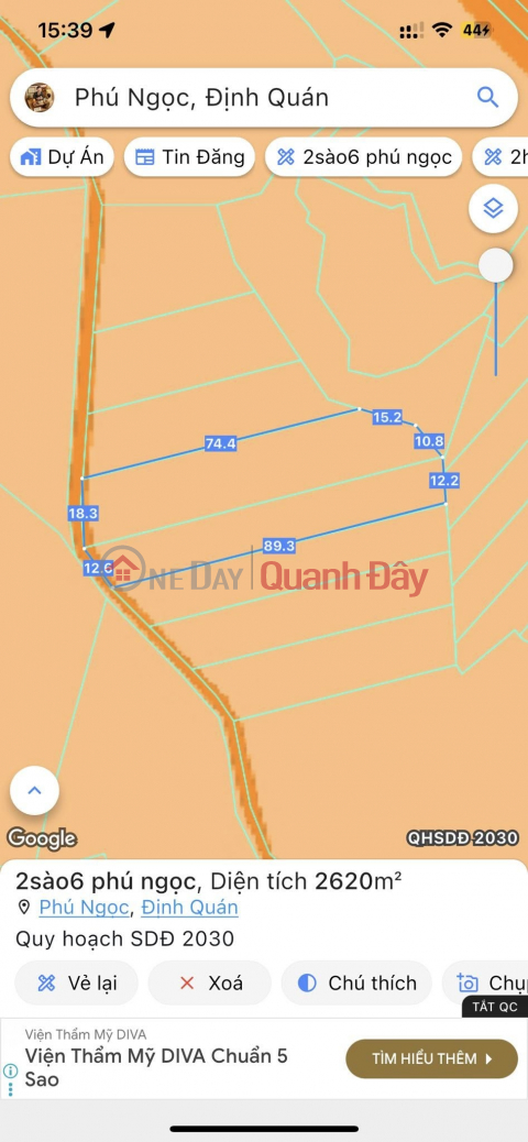 2 sào 6 cần bán đất phú ngọc định quán _0