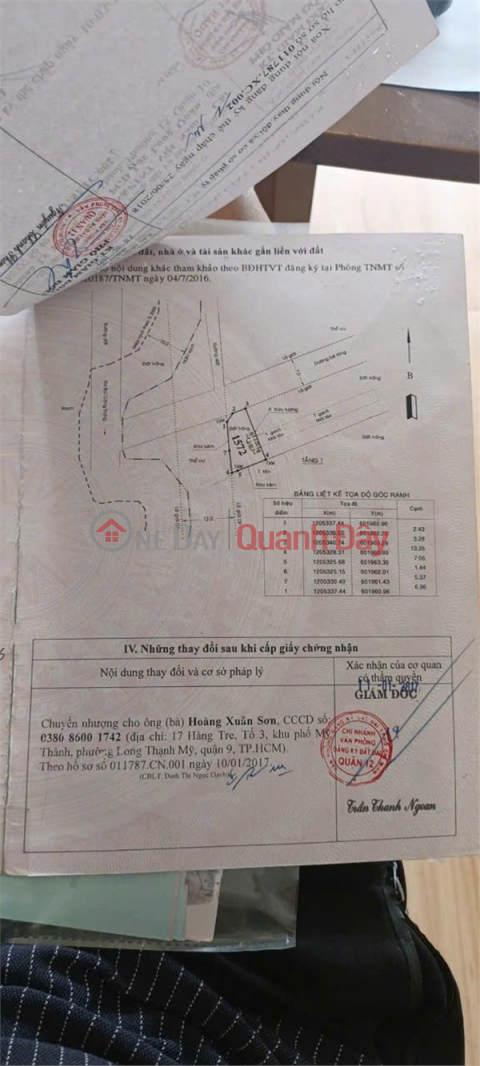 BEAUTIFUL LAND - GOOD PRICE - OWNER NEEDS TO SELL LAND LOT AT Thanh Xuan 52 Street, Thanh Xuan Ward, District 12, HCM _0