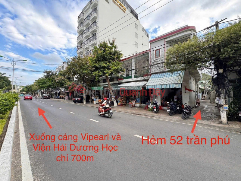 BÁN ĐẤT TẶNG NHÀ CẤP 4 – HẺM 52 TRẦN PHÚ, VĨNH NGUYÊN, NHA TRANG Niêm yết bán
