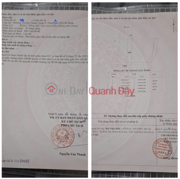 đ 5,48 tỷ Chính chủ bán đất đẹp Lò Lu - 80m² vuông vức - Gần Khu Công nghệ cao - Tiềm năng tăng giá mạnh