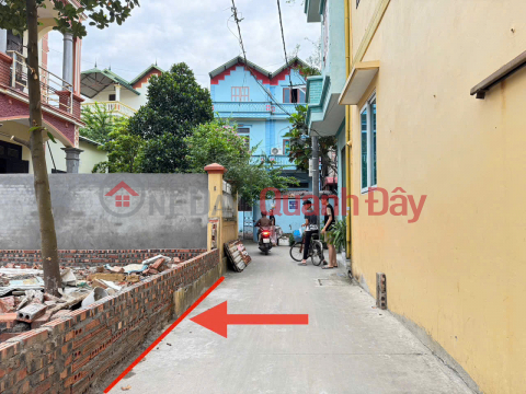 Land for sale in group 2, Chi Dong town, Me Linh. Two open sides, front and back, extremely beautiful _0