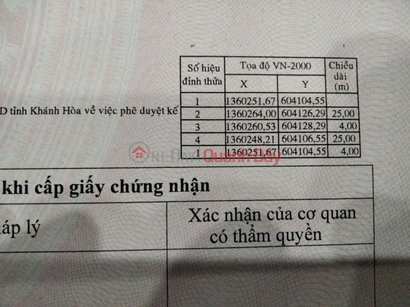 OWNER'S LAND - Need to sell a plot of land in residential area on Duong De street, Vinh Hoa ward, Nha Trang city, Khanh Hoa Vietnam | Sales, đ 10 Million