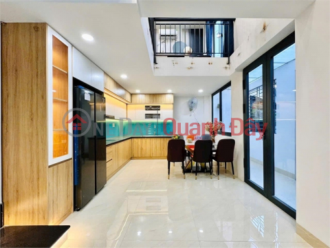 Newly built 4-storey house with furniture included. Street No. 51, Ward 14, Go Vap, only 4.68 billion. _0