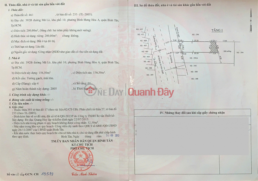 Bán nhà Mặt tiền kinh doanh 392A- 392B Mã Lò bề ngang lớn 16mx36m Việt Nam | Bán, đ 56 tỷ