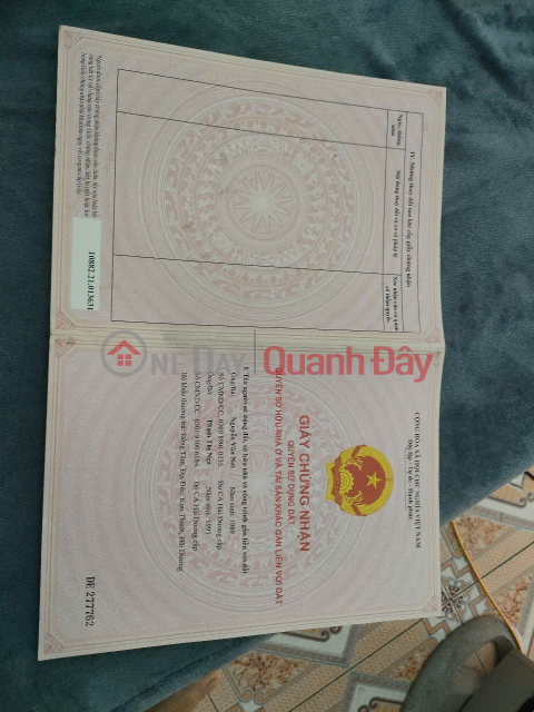 OWNER NEEDS TO SELL Land Lot At Lot 6, Vinh Binh Village, Thanh Cuong, Thanh Ha, Hai Duong _0