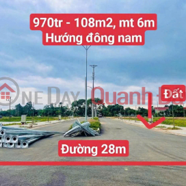 CHỈ 970 TRIỆU - SỞ HỮU LÔ ĐẤT ĐẤU GIÁ ĐẸP NHẤT KHU - VỊ TRÍ LÕI KHU CÔNG NGHIỆP _0