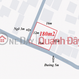 Land for building a villa in Thuan An, Hanoi. 180m2, 15m frontage, 5m wide road, open view. Price: 12 billion VND (negotiable). Contact: 0989894845 _0